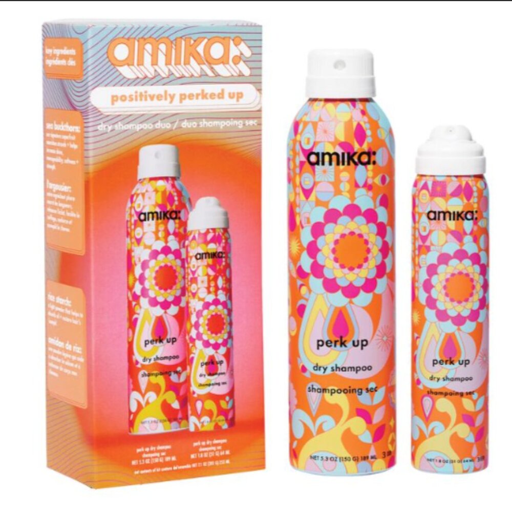 Amika Positively Perked Up Dry Shampoo Duo